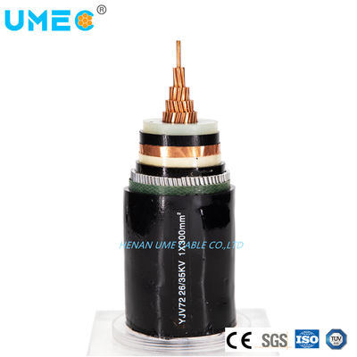 Cable électrique souterrain isolé XLPE à tension moyenne en fil rond avec impression laser