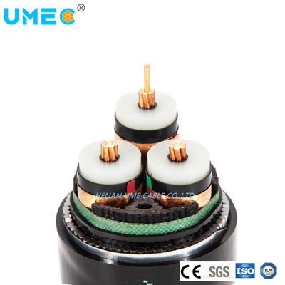 Cable électrique blindé 3 phases câble de cuivre câble d'écran XLPE