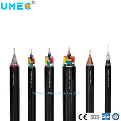 Cable d'alimentation à tension moyenne flexible 4 à un noyau XLPE isolé en PVC enveloppé pour les frais aériens