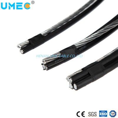 Cable de décharge de service ABC 0.6/1kv Cable noir groupé aérien Al/PE 4X16 4x25 4x50mm2 IEC 60502-1