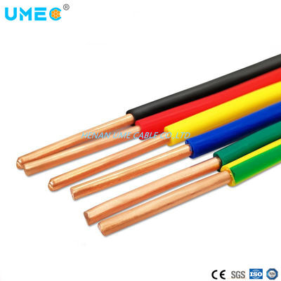 LV fil électrique simple solide / multicore conducteur de cuivre flexible PVC fil isolé