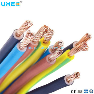 450/750v IEC 60227 01 norme 1x4mm2-7/0,84mm épaisseur PVC 0,8mm fils électriques