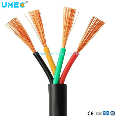 60227 CEI 52-10x0,5 mm2-- épaisseur d'isolation en PVC 0,4 mm épaisseur de gaine en PVC 1,0 mm câble électrique pour usage domestique