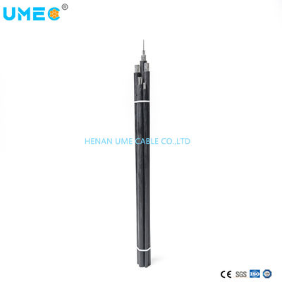 0.6 / 1kv Double service Drop ABC câble AAC conducteur de phase / AAAC conducteur neutre câble d'alimentation fil électrique