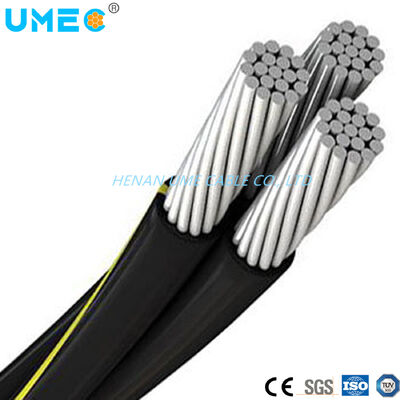 Cable aérien à double couche avec isolation anticorrosion