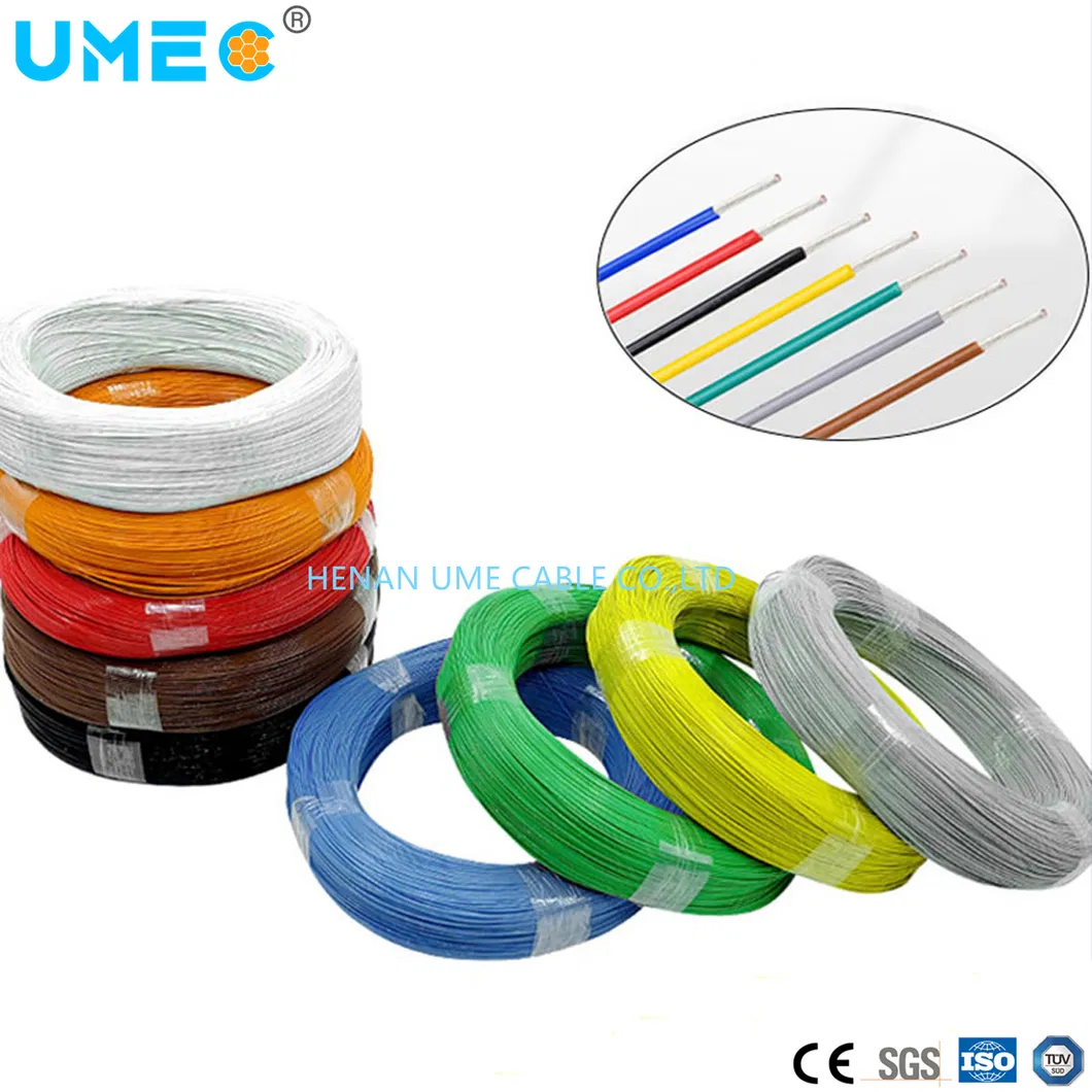 Low Voltage AFR250 wire High temperature Wrapped with fluoroplast PTFE Insulated 0.12/0.15/0.2mm² 0