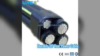 Câble aérien en polyéthylène haute résistance XLPE pour réseaux électriques