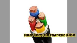 Solution durable résistante du câble d'alimentation souterrain YJV22